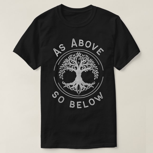 Camiseta Mulheres Wiccan E Pagan, Árvore Da Vida, Como Acim (Frente do Design)