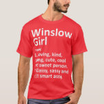 Camiseta Mulheres WINSLOW GIRL AZ ARIZONA Funny City Home R<br><div class="desc">Mulheres WINSLOW GIRL AZ ARIZONA Funny City Home Roots Gift VNeck .</div>