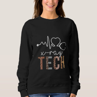Camiseta Mulheres X-Ray Tech Leopard Heartbeat Apreciação C