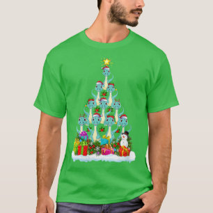 Camiseta Mulheres Xmas Luzes Engraçadas Papais noeis Bronto