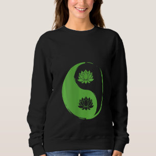 Camiseta Mulheres Yin E Yang Nelumbo Equilibram Flores Natu