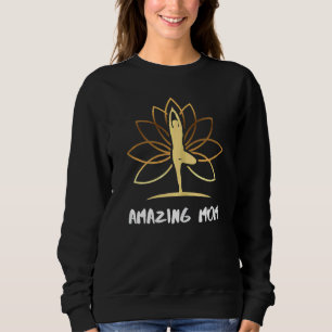 Camiseta Mulheres Yoga Mãe Dia de as mães Lotus 2