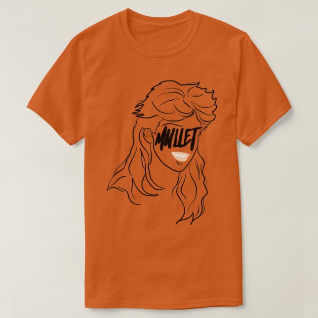 Camiseta Mullet (Frente do Design)