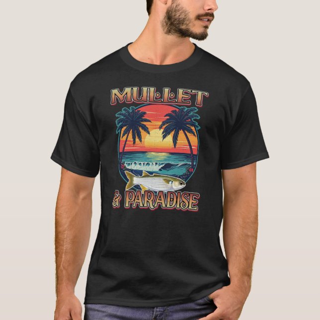 CAMISETA MULLET & PARAÍSO (Frente)