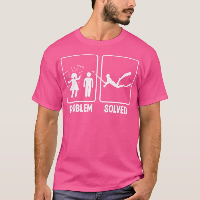 Camiseta Multas De Pesca De Arrasto Para Homens Que Partem  (Frente)