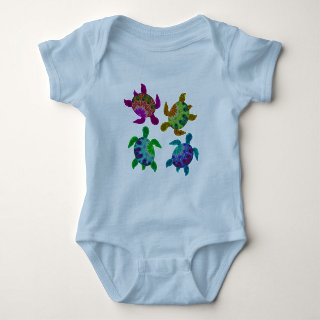 Camiseta Multi tartarugas pintadas (Frente)
