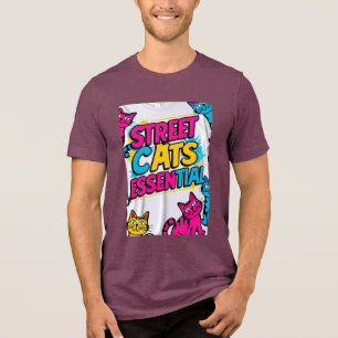 Camiseta Multicolor Ousada – Street Cats Essential