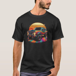 Camiseta multicolorido de carro!