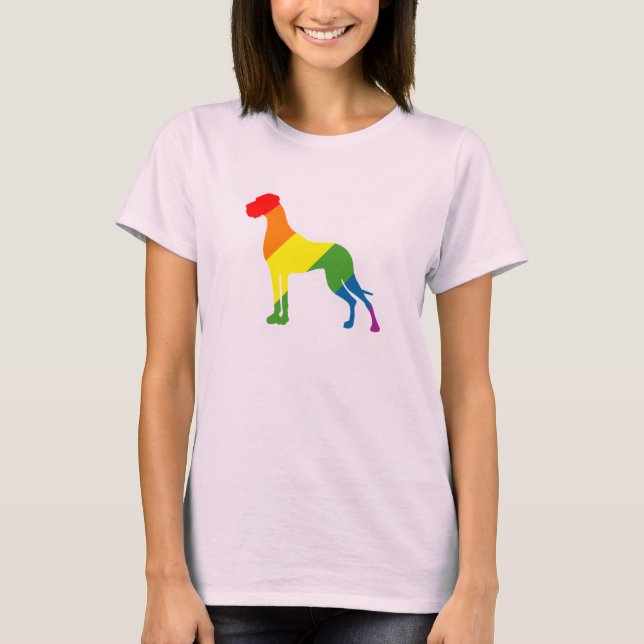 Camiseta Multicolorido! O Dogge simplesmente (Frente)