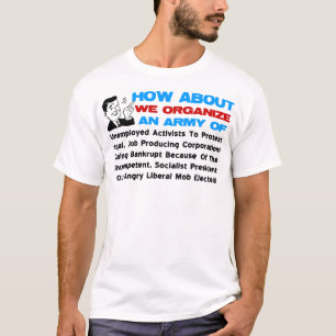 Camiseta Multidão liberal irritada!