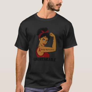 Camiseta Múltiplas Mulheres Negras Guerreiras de Mieloma In