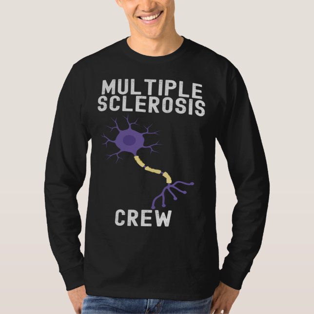 Camiseta Multiple Sclerosis Awareness Cute Quotes Family (Frente)