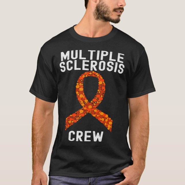 Camiseta Multiple Sclerosis Awareness  Group Quotes Family (Frente)