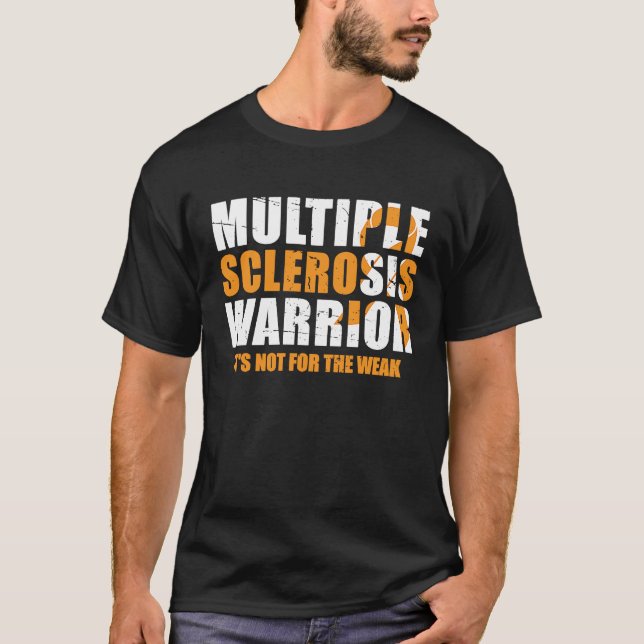 Camiseta Multiple Sclerosis Awareness I'm Not Wasted I Have (Frente)