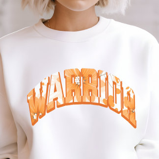 Camiseta Multiple Sclerosis Warrior gift, floral varsity
