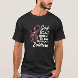 Camiseta Múltiplos mielomas Sensibilização Fita Quimia d