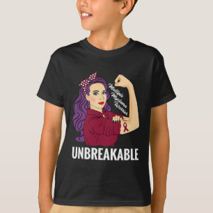 Camiseta Múltiplos mielomas Sensibilização Guerreiro do Can