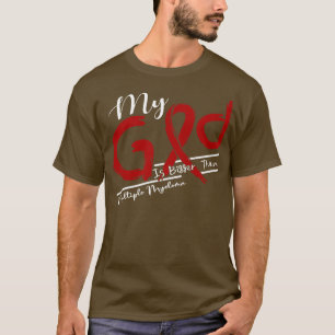 Camiseta Múltiplos Mielomas Sensibilização Meu Deus É Mais 