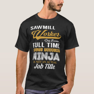 Camiseta Multitarefa do Trabalhador de Serração