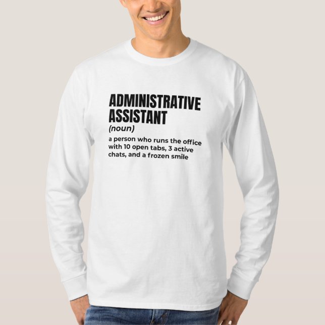 Camiseta Multitarefa Ninja: Administração (Frente)
