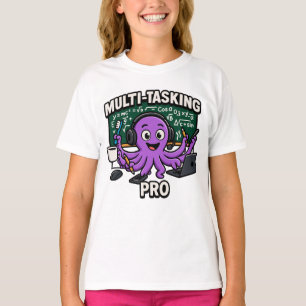 Camiseta Multitarefa Octopus Classroom Learning Pro