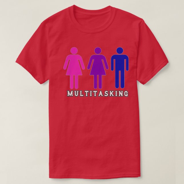 Camiseta Multitarefa Polimortal Bissexual (Frente do Design)