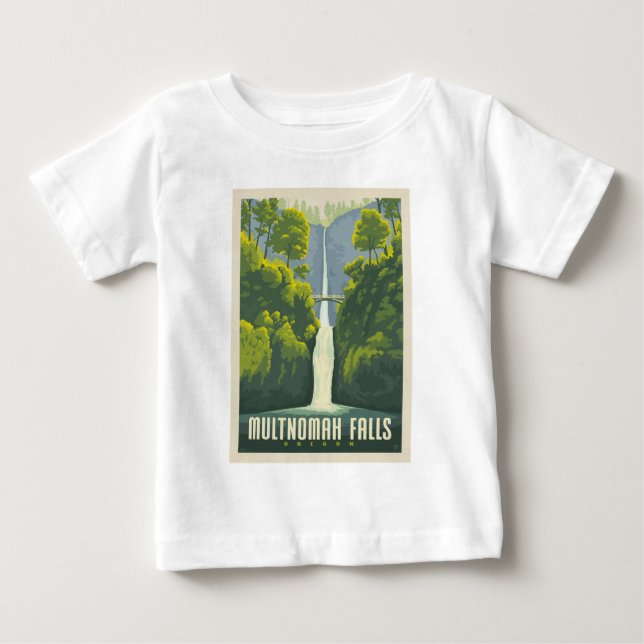 Camiseta Multnomah Falls | Oregon (Frente)