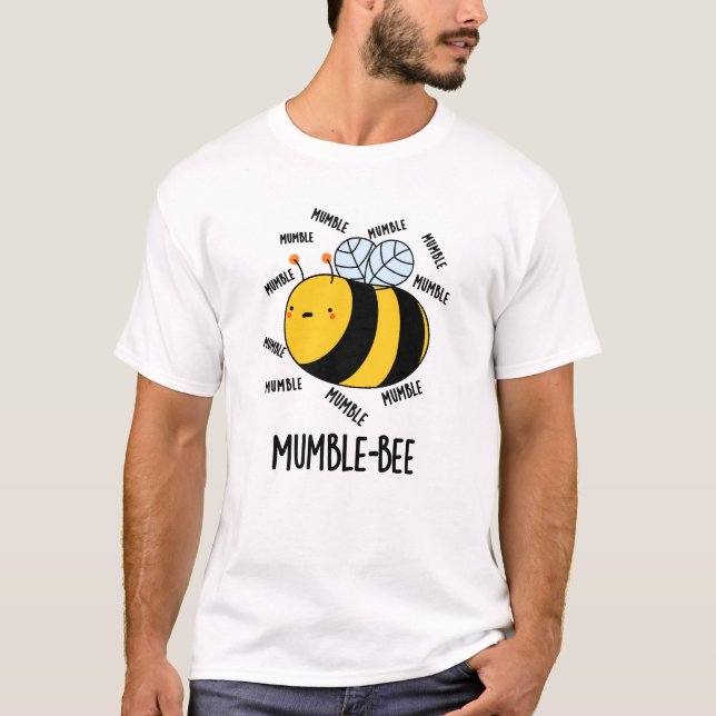 Camiseta Mumble Bee Engraçado Insetos (Frente)