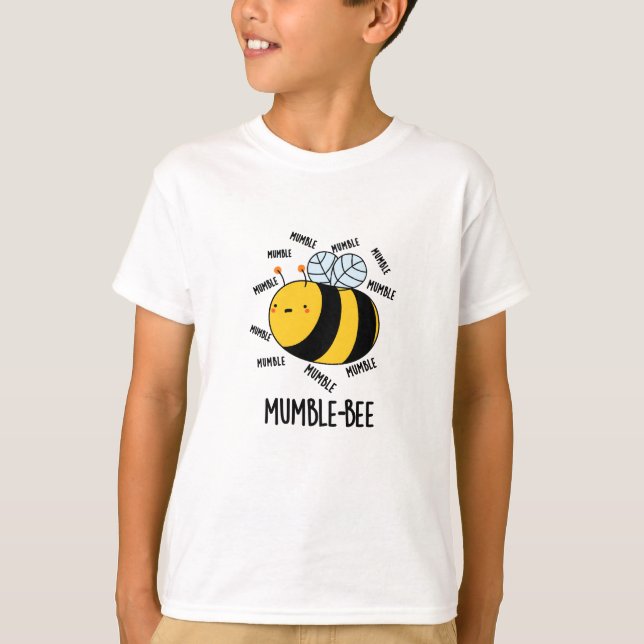 Camiseta Mumble Bee Engraçado Insetos (Frente)