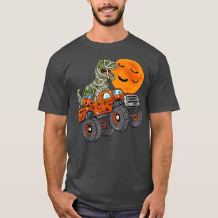 Camiseta Múmia das Halloween T Re Monster Truck Boys Crianç