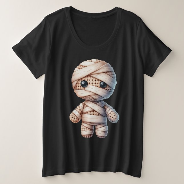 Camiseta Múmia de Crochê (Frente do Design)