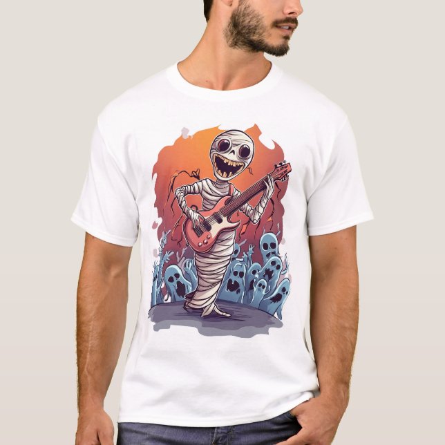 Camiseta Mummy Rock Star (Frente)