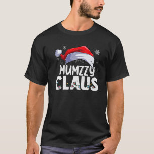 Camiseta Mumzzy Claus Natal Família Combinando Avó Engraçad