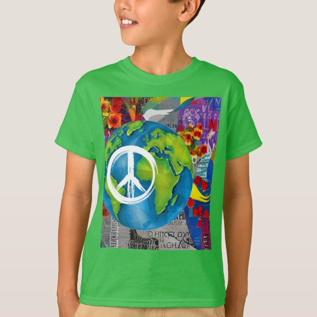 Camiseta mundial da paz (Frente)