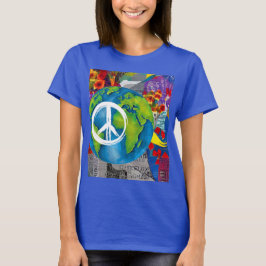 Camiseta mundial da paz