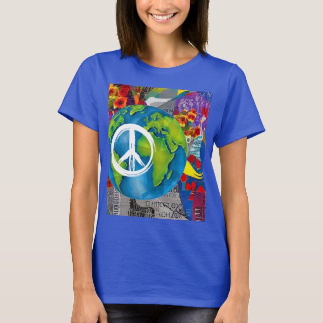 Camiseta mundial da paz (Frente)