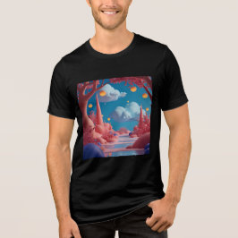 Camiseta Mundo Alienigena Rosa