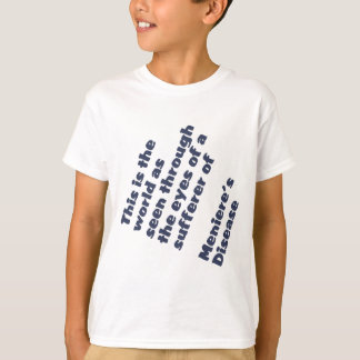 Camiseta mundo através dos olhos
