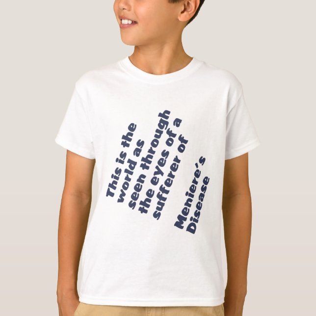 Camiseta mundo através dos olhos (Frente)