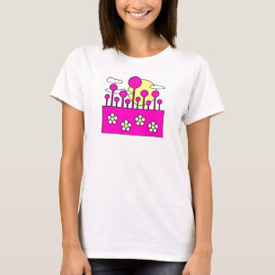 Camiseta Mundo cor-de-rosa