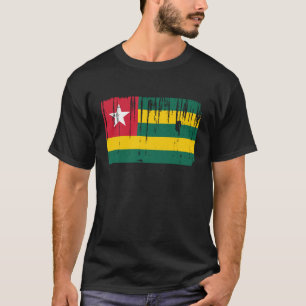 Camiseta Mundo da bandeira de Togo