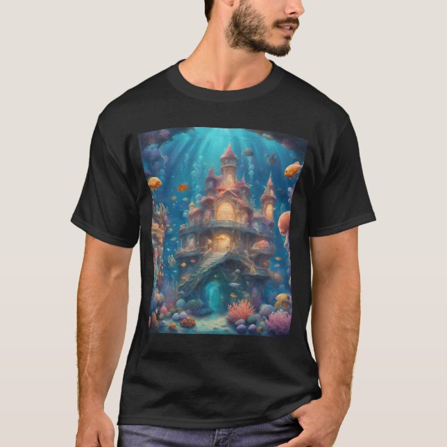 Camiseta Mundo da Fantasia Submarina (Frente)
