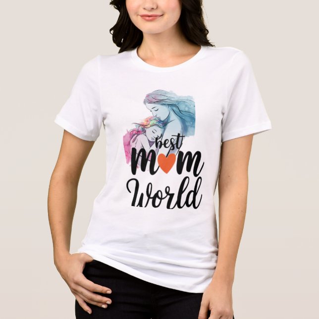 Camiseta Mundo da Melhor Mãe (Frente)