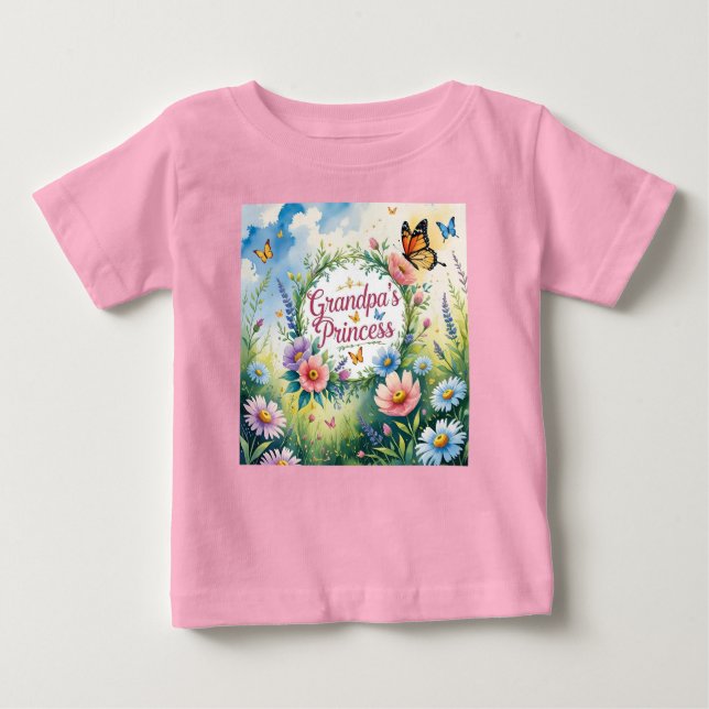 Camiseta Mundo de Contos de Fadas Princesa do Vovô (Frente)