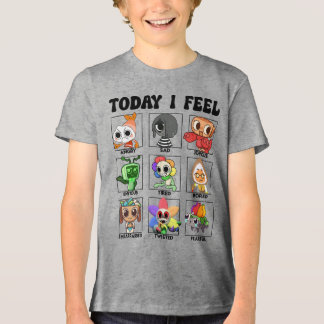 Camiseta Mundo de Dandy Como me sinto, desenhos engraçados