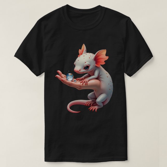 Camiseta Mundo de Gota de Orvalho (Frente do Design)