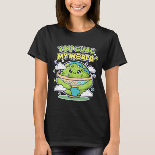 Camiseta Mundo de guac piada engraçada comida trocadilho fo
