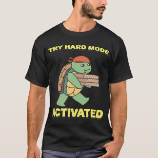 Camiseta Mundo de Jogos com Modo Difícil Ativado