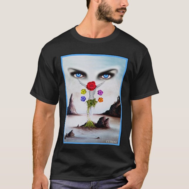 Camiseta Mundo de Olhos Azuis (Frente)