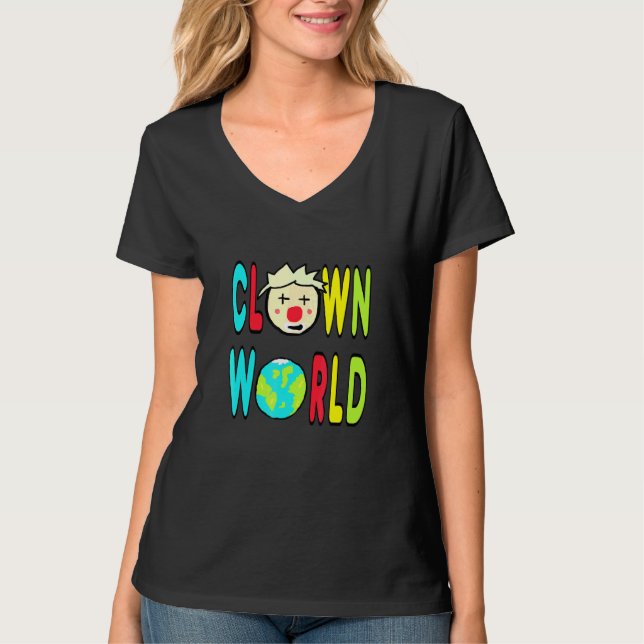 Camiseta Mundo de Palhaços (Frente)